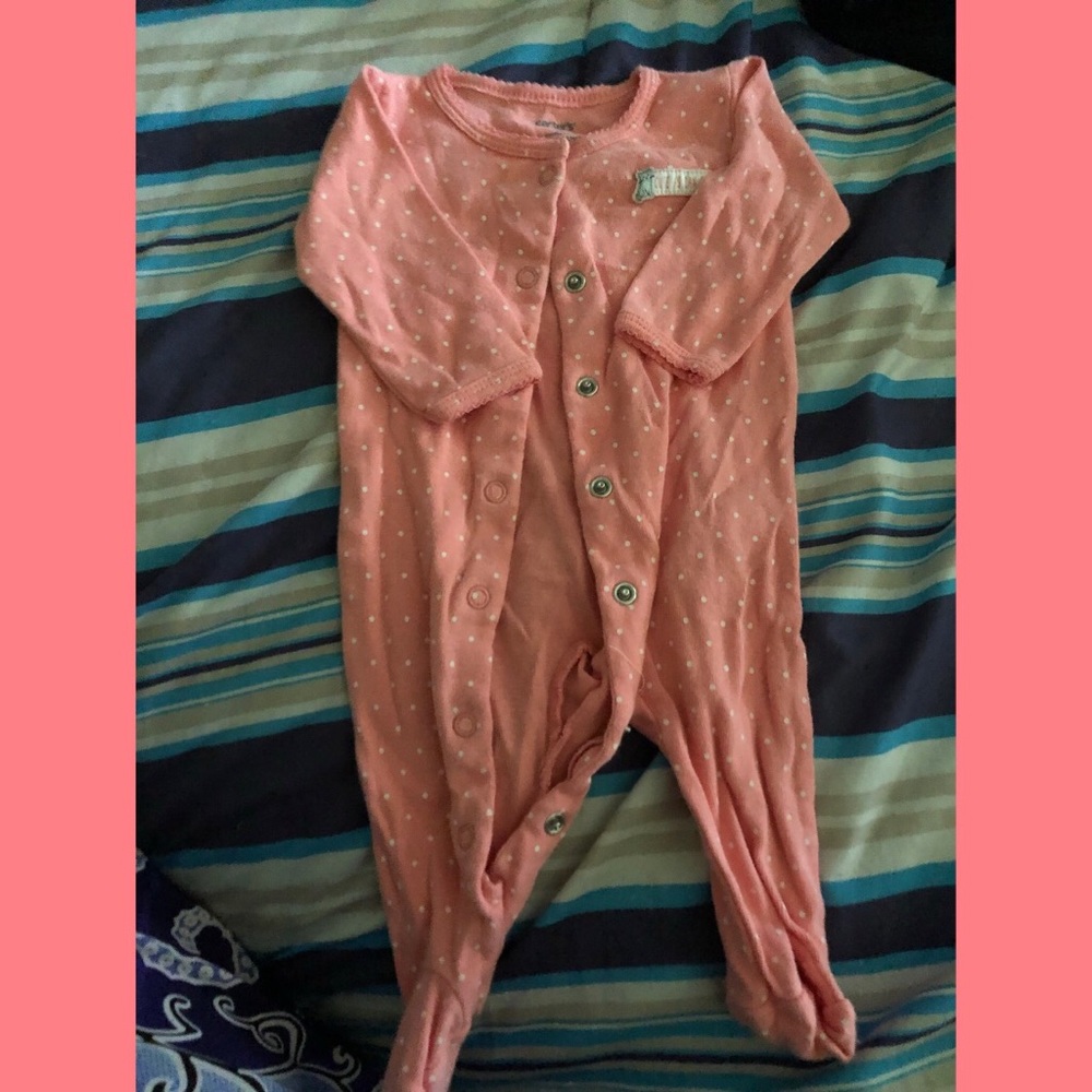 Carter’s 3 Month Girl Pink Sleeper